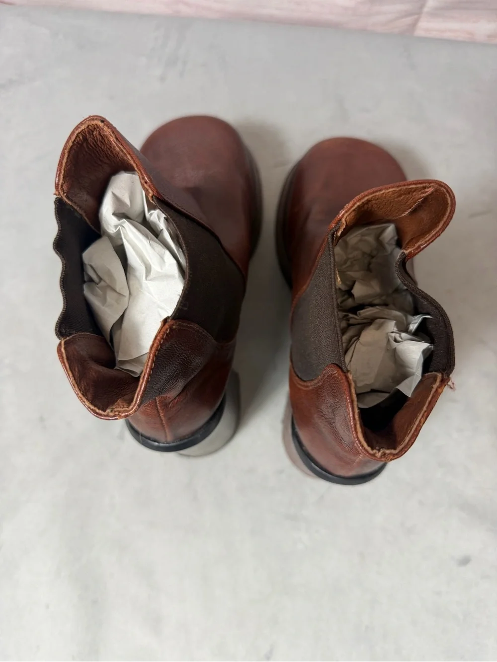 Shock Vintage 70's Inspired Platform Shoes Brown Women's Size EU 37 US 6.5-7